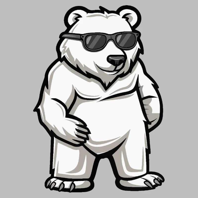 Polar Bear Cool Comic