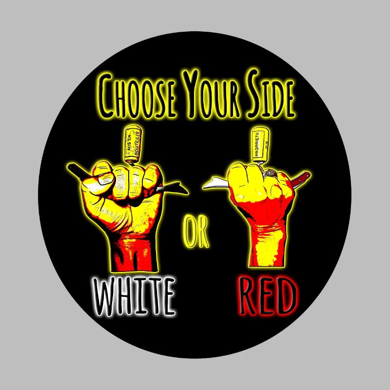 Wählen Sie Ihre Seite, ob Sie weiß oder rot sind