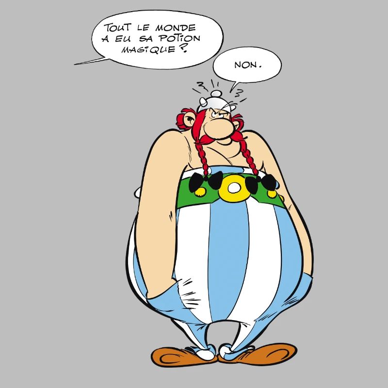 Asterix & Obelix - Obelix speach bubbles