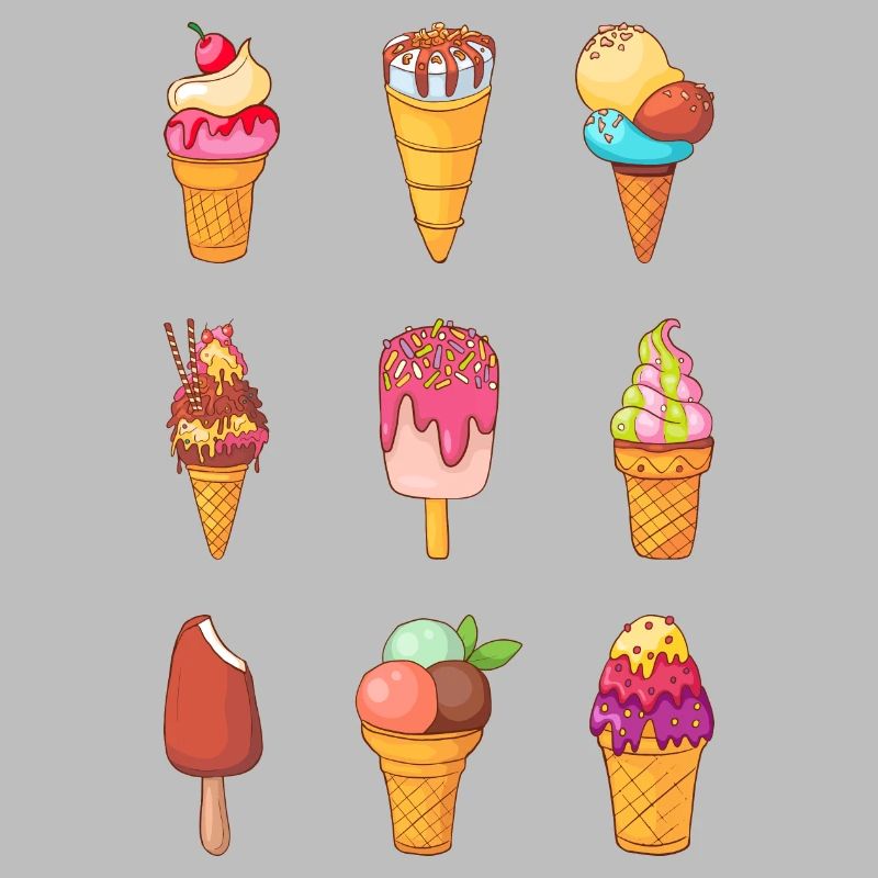 Eis Speiseeis Eiskrem Eiscreme Kugeleis Eisbecher