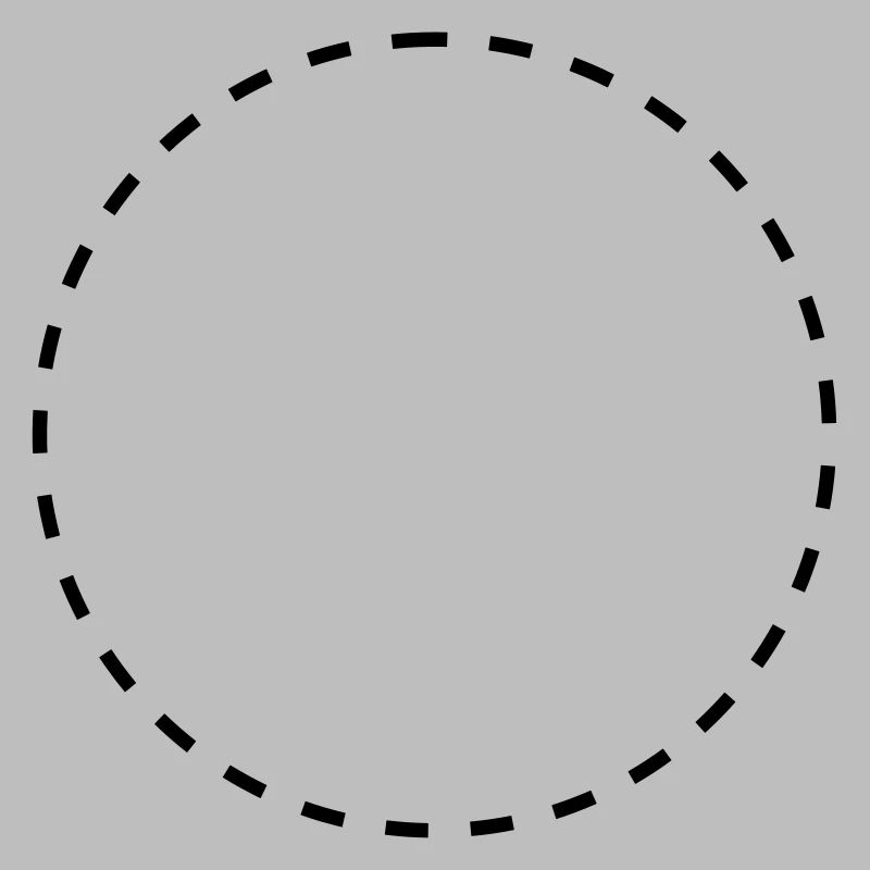 Dashed circle