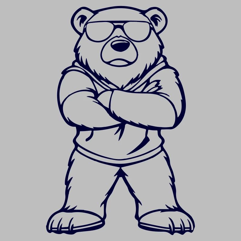 Polar Bear Comic Cool