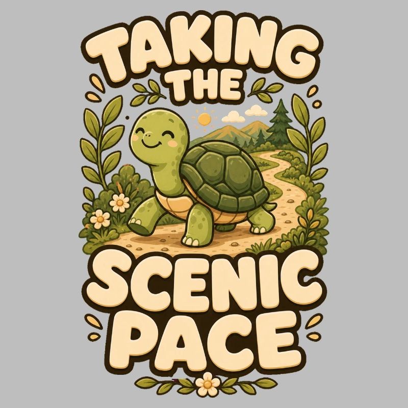 Taking The Scenic Pace Turtle