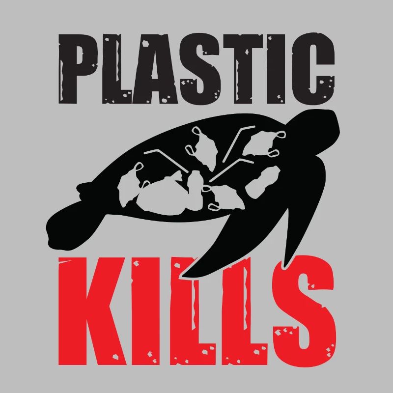 Plastic Kills Turtle turtle plastic
