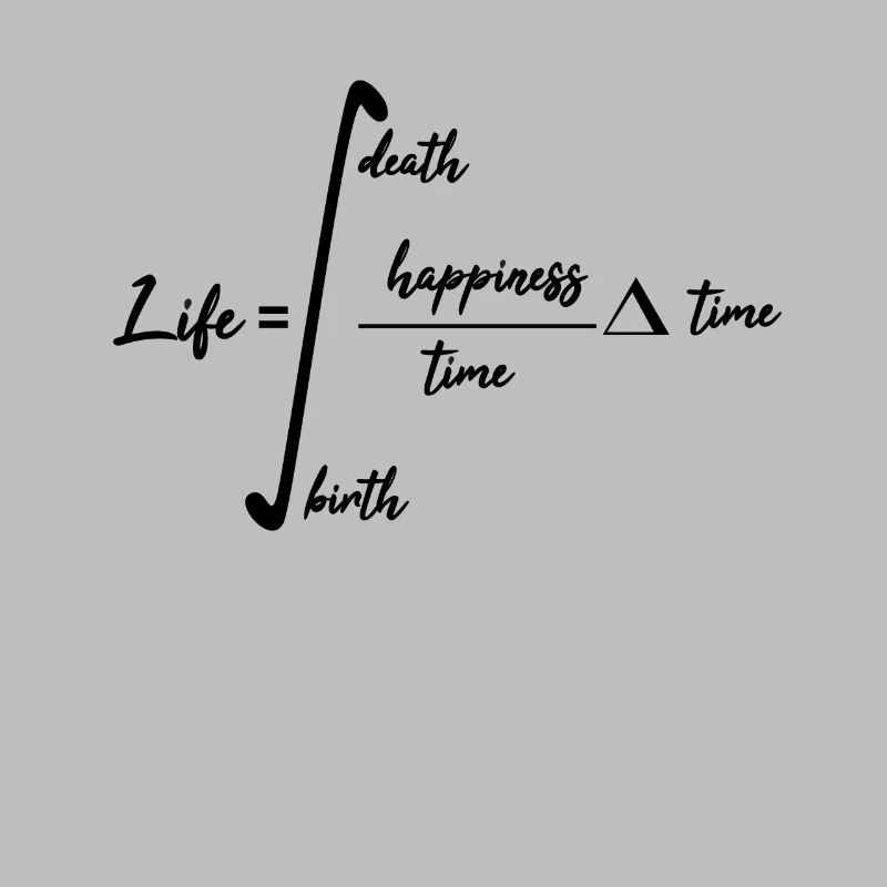 Cadeau de professeur mathématicien formule de vie math