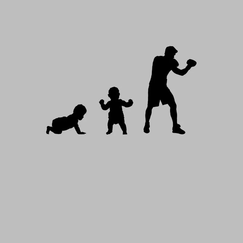 Born To Kick Boxing Boxer Evolution Funny Gift