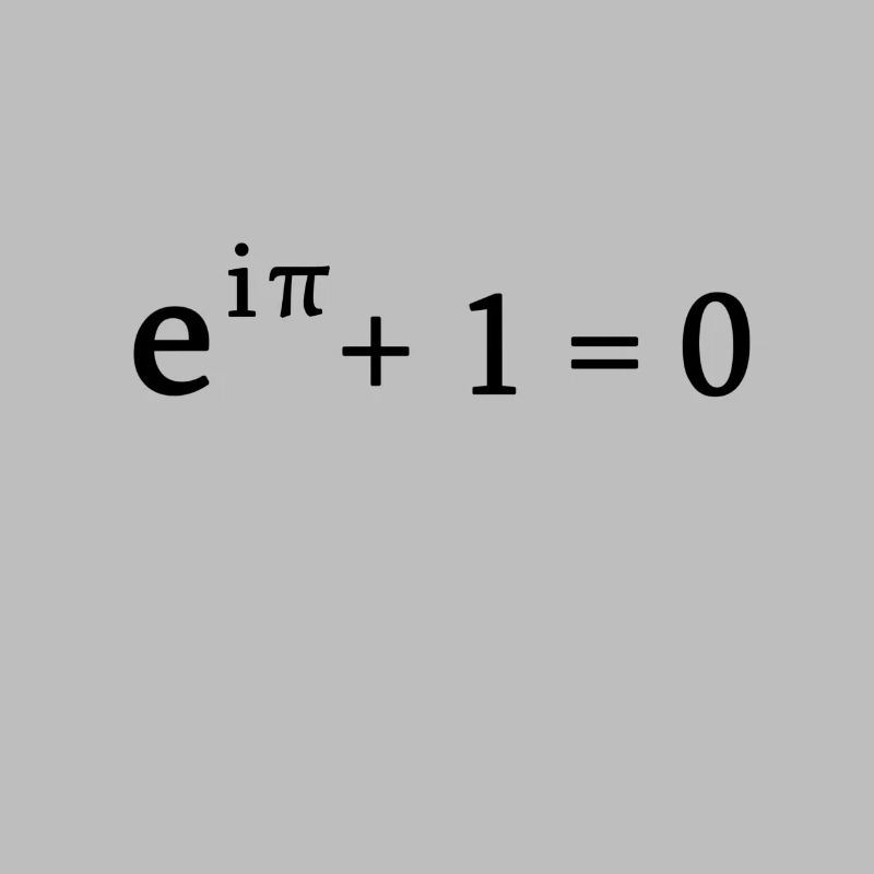 Euler identity math mathematician nerd science pi