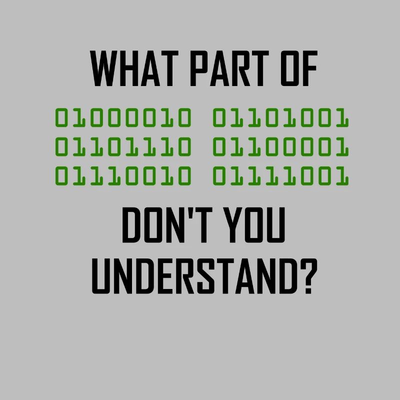 Binär System Programmierer Computer Science Nerd