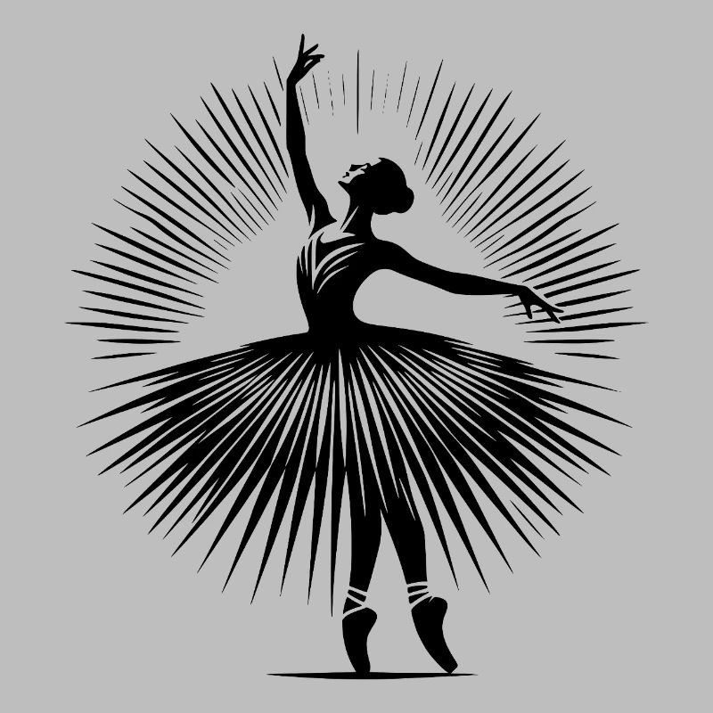 Danseuse de ballet gracieuse dans une pose de danse parfaite