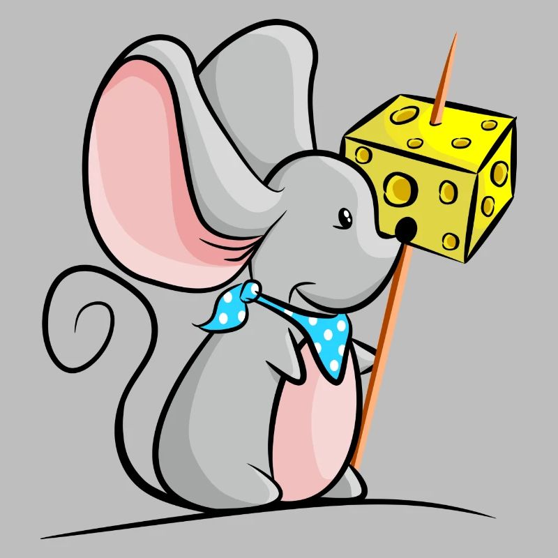 Mouse with cheese