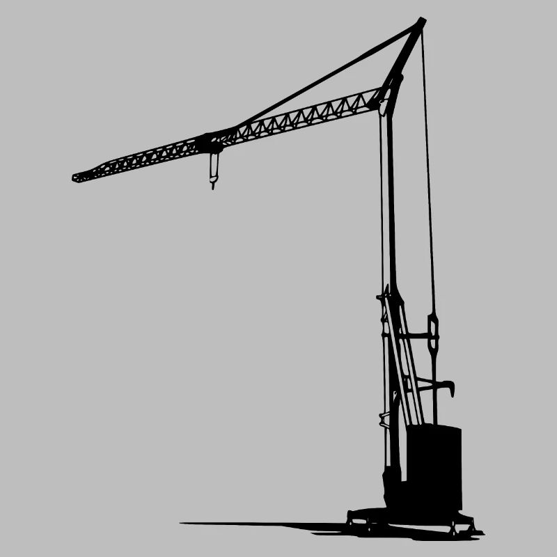 TDK Grue grue chantier de construction ouvrier de construction grue