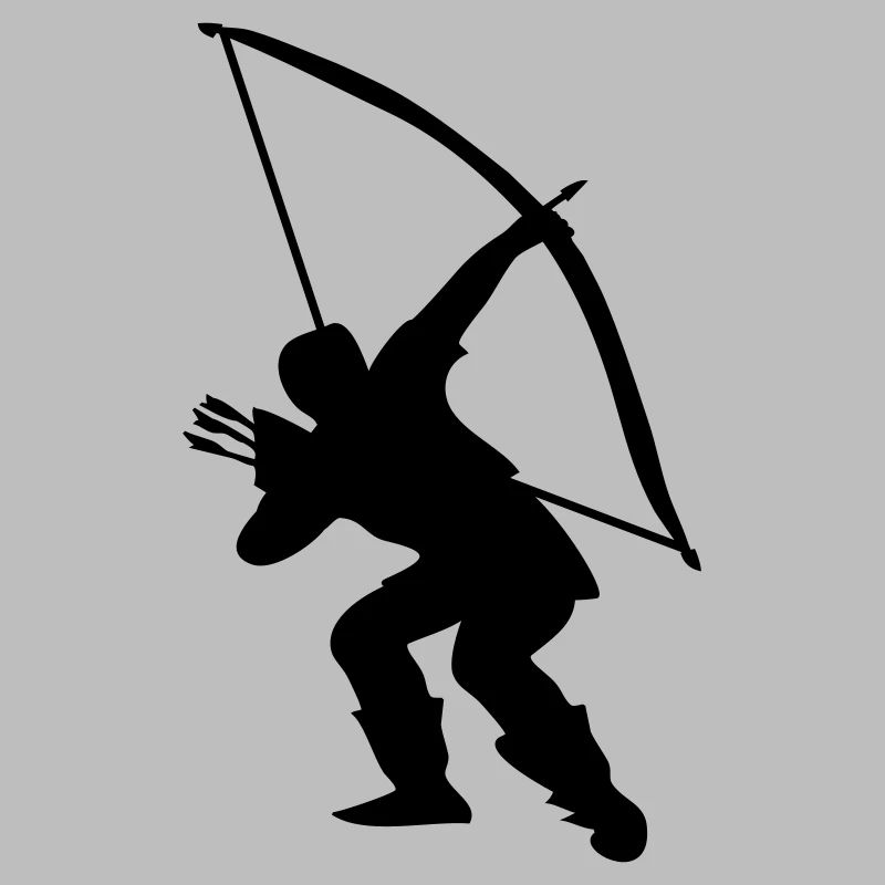 Archery longbow medieval design