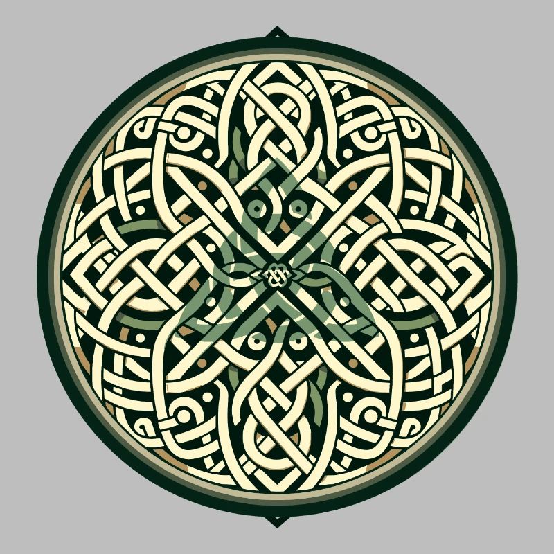 Entrelacs celtiques éternels Mandala Art 3