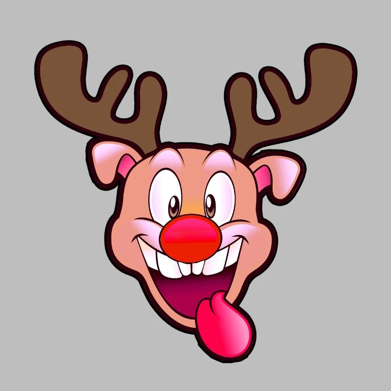 Rudolf renne du pere noel version cochon
