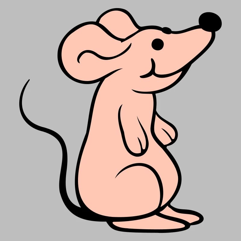 Mouse Mouse Cute Little Rat Rodent Friendly