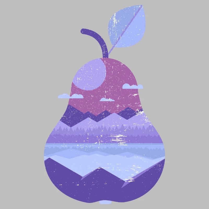 Vintage panoramic pear
