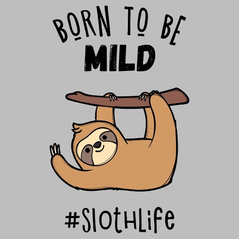 Jungle Cool Statement Sloth Jungle Mammal