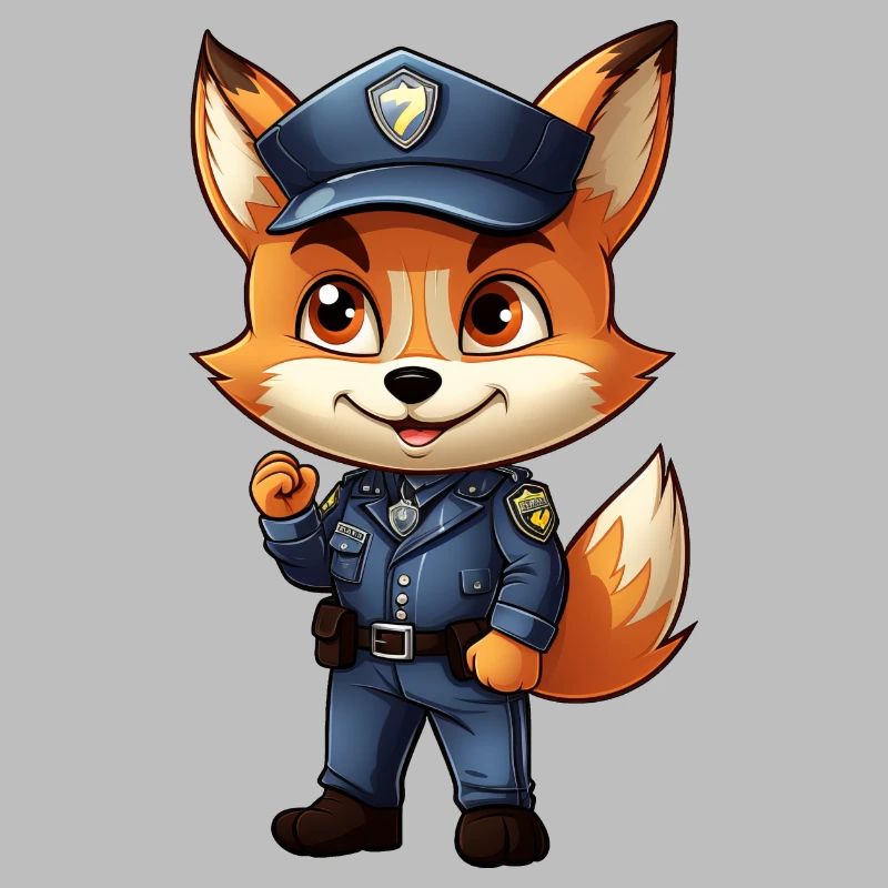Fuchs Polizei