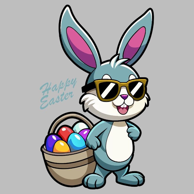 Happy Easter - Osterhase - Osterei - Geschenk