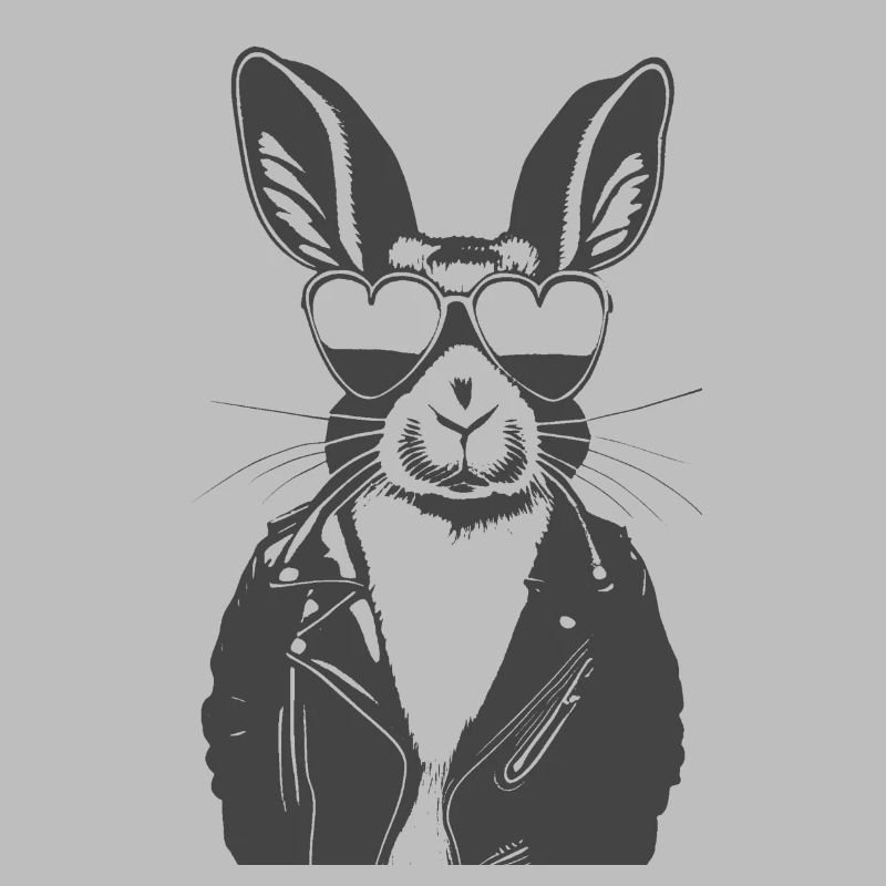 Cool Rabbit Casual Leather Jacket