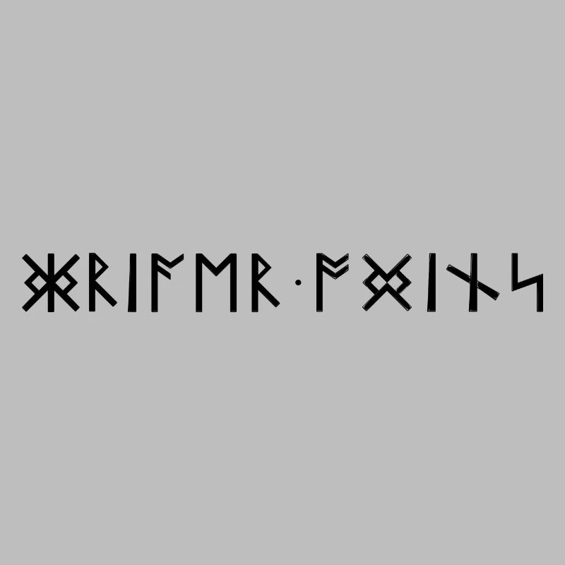 Warrior Odin's Runes Scripture Germanic Vikings