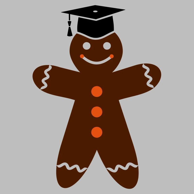 Doktorhut auf Lebkuchenmann Examen Doktorarbeit