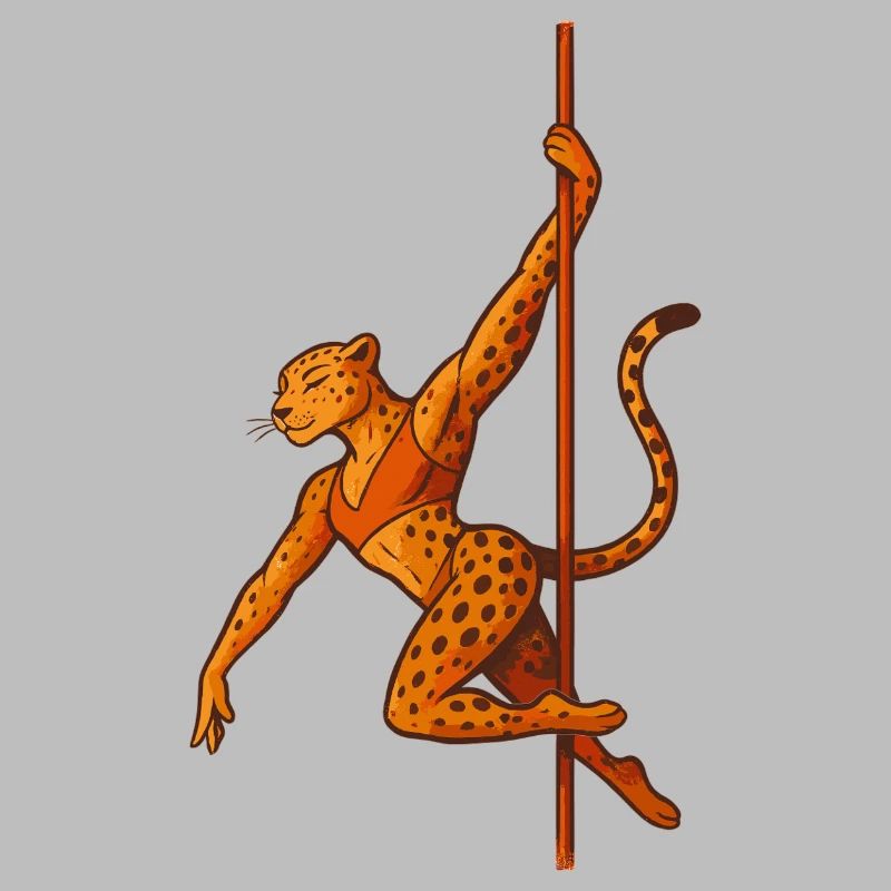 Pole Dance Leopard Pole Dancer Gift