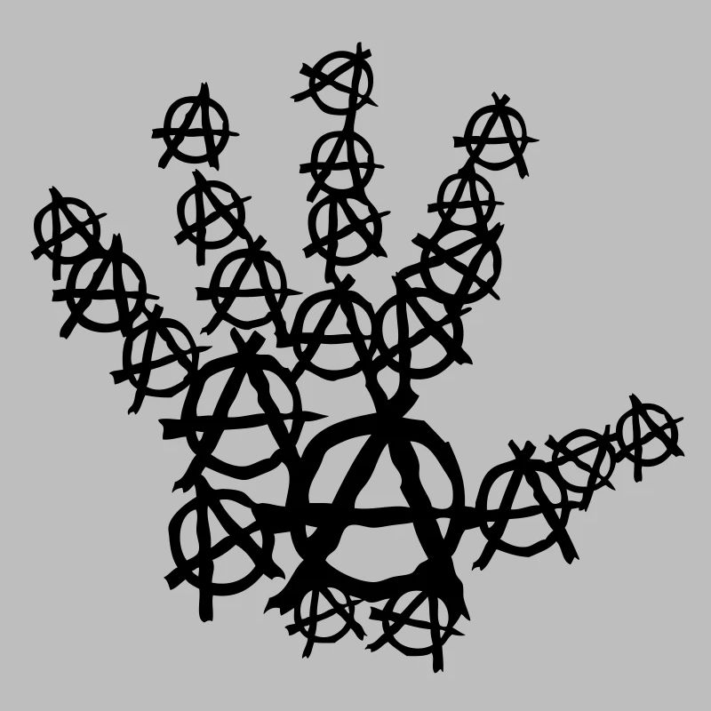 hand hand anarchy mano8