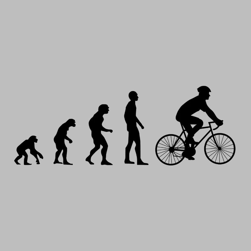 Evolution Radfahrer