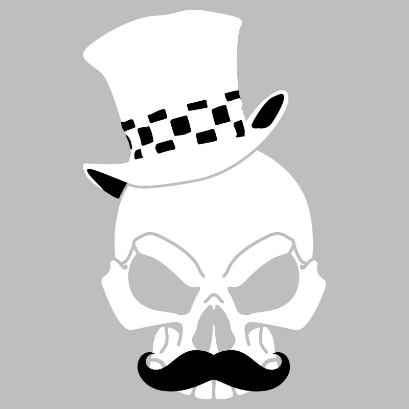 Funny pirate skull