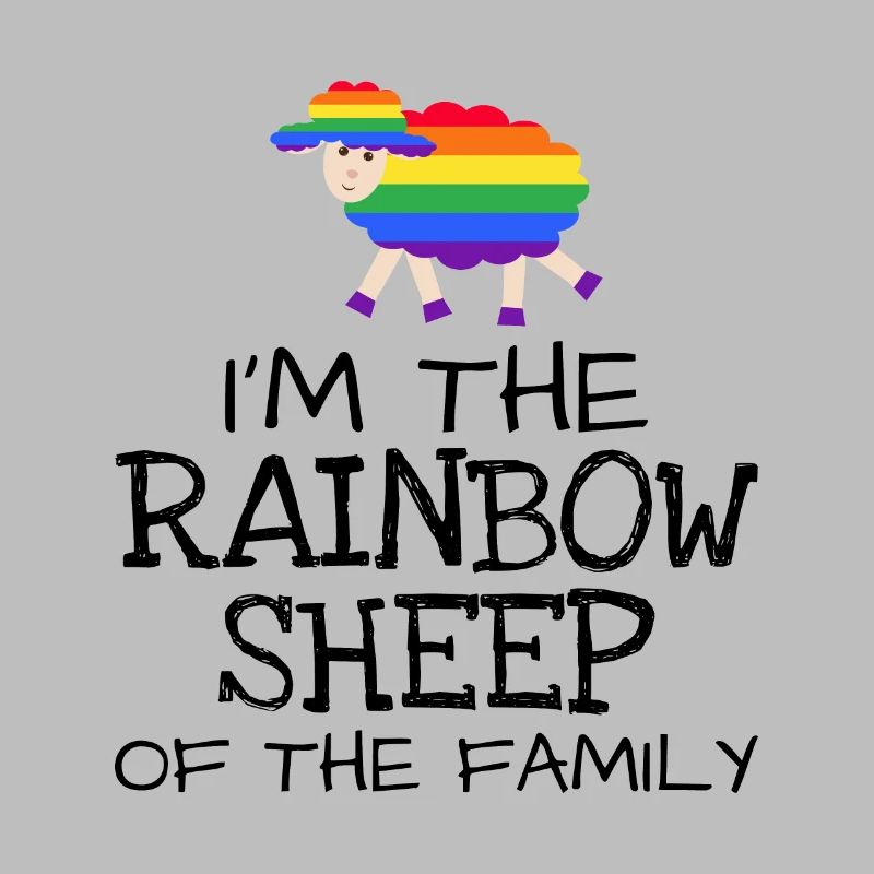 Rainbow sheep LGBT Spruch Geschenk Pride Rechte