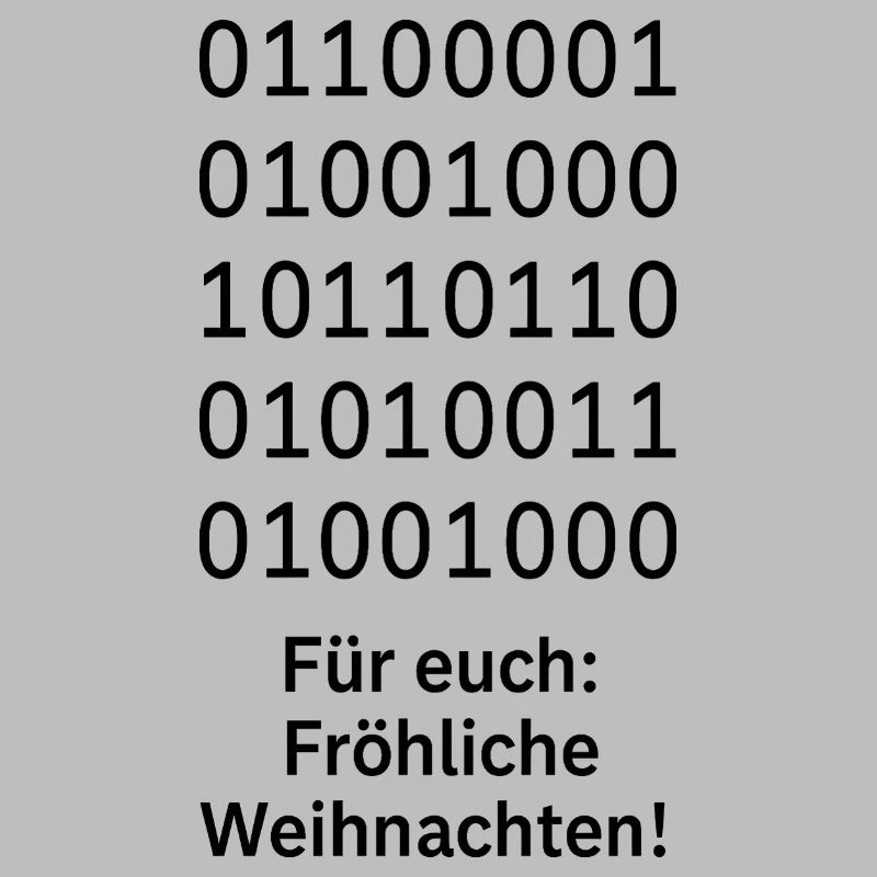 Binary Code Weihnachtszauber