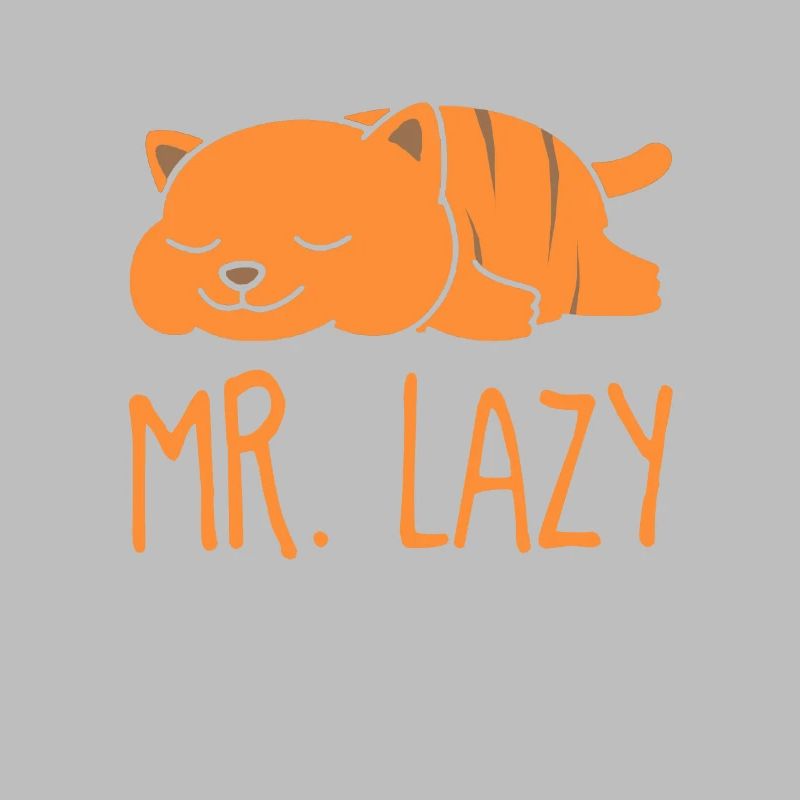 Conception d'impression M. Lazy