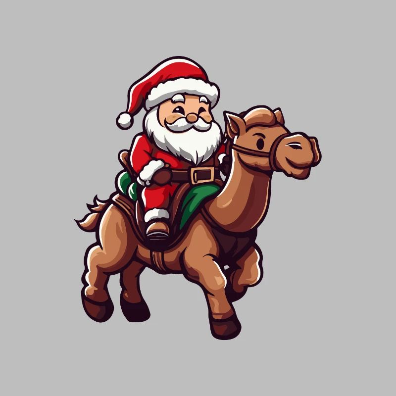 Kamel Weihnachtsmann