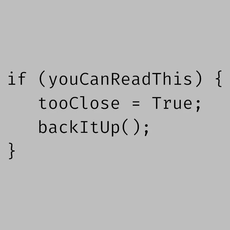 Personal space funny computer geek programmer joke