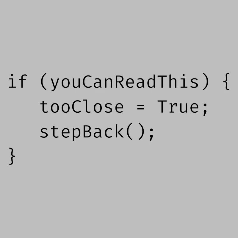 Personal space funny computer geek programmer joke