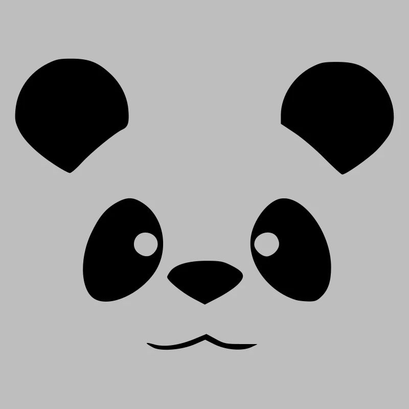 Panda mignon - conception animale drôle
