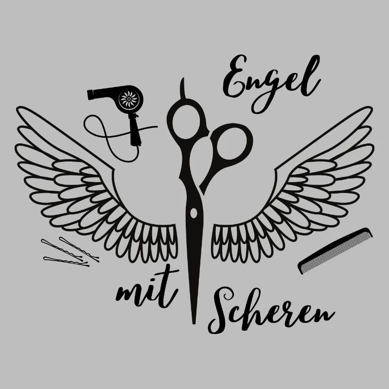 Engel mit Scheren