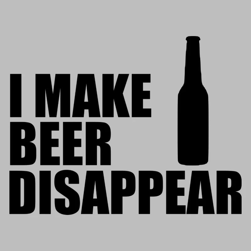 Ich lasse das Bier verschwinden