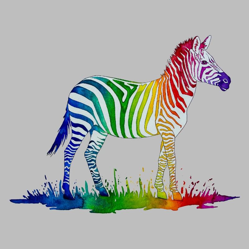 Regenbogen Zebra