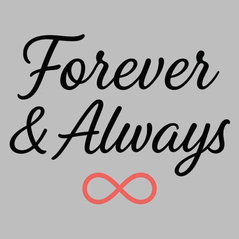 Conception de typographie de symbole de l’infini éternel