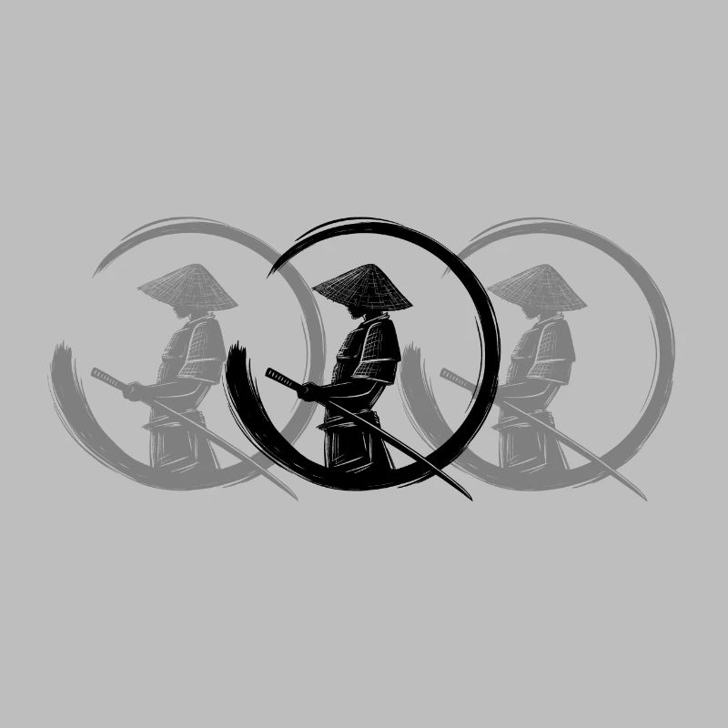 Samurai Kämpfer Schwert Geschenk Idee