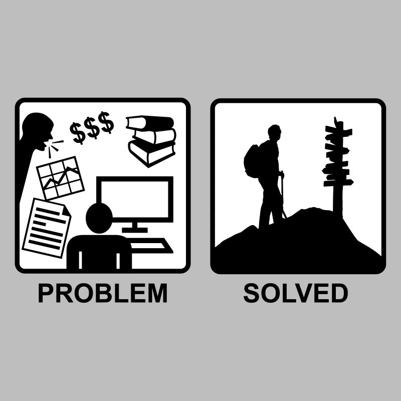 Problem Solved - Mountain hiking