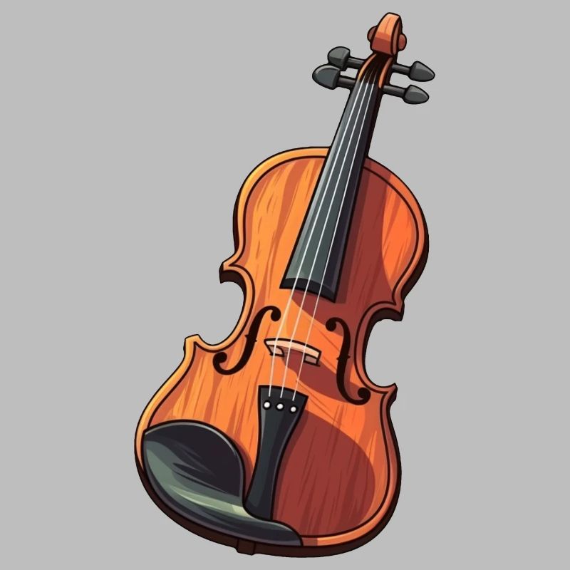 Violon dans le style comique