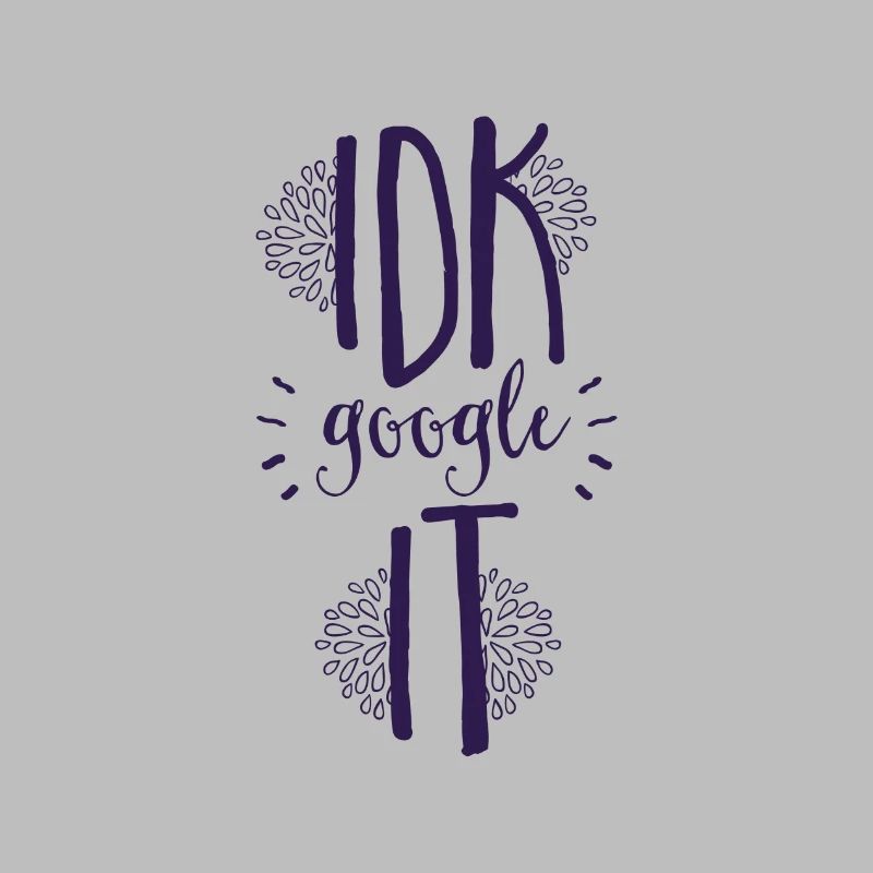 Ask for Google lettering gift idea google it