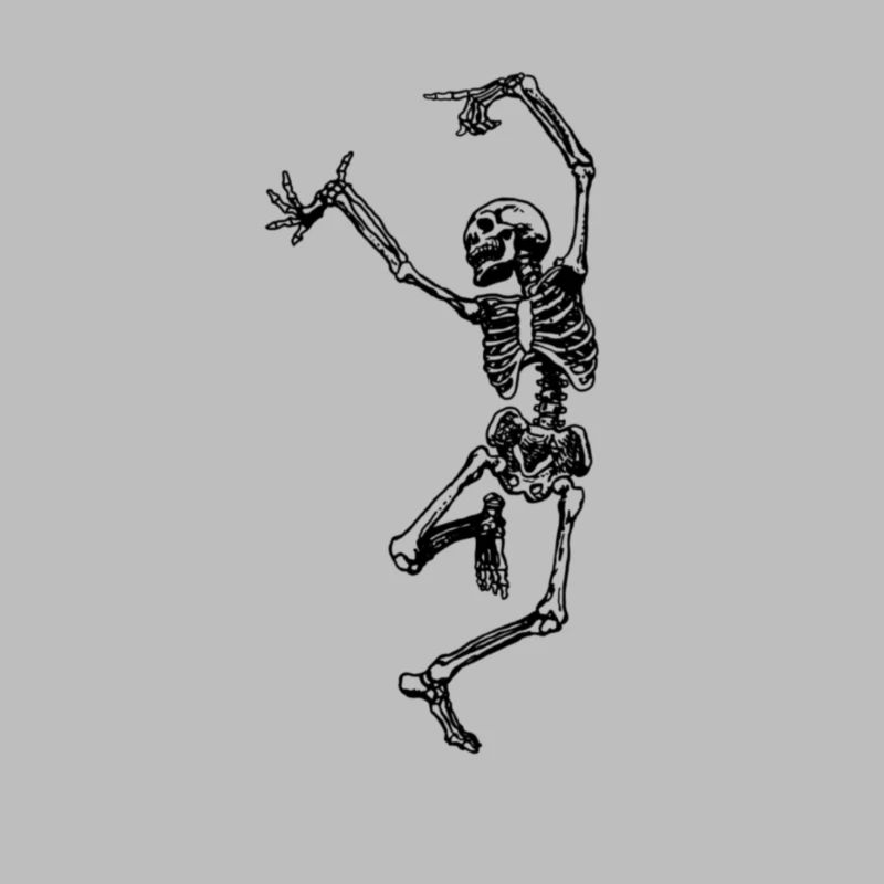 Dancing skeleton
