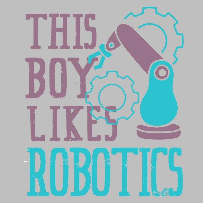Junge mag Robotik Mechaniker Engineering Robot