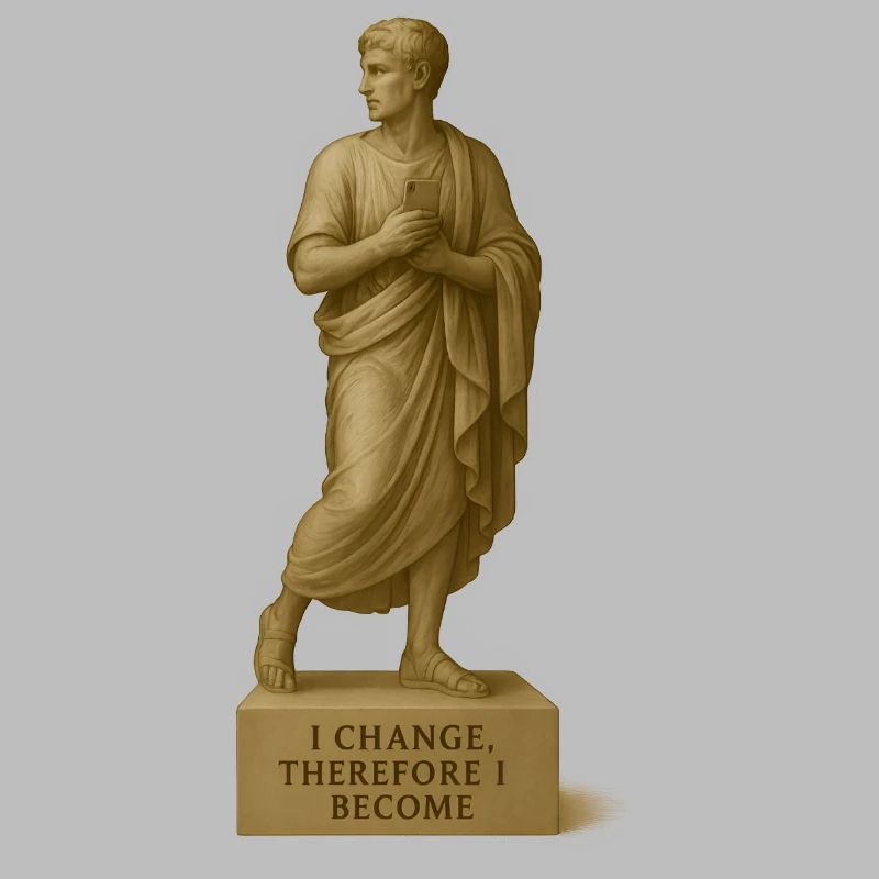 Classical Philosophy Sculpture