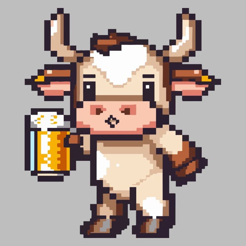 Kuh Bier Pixel