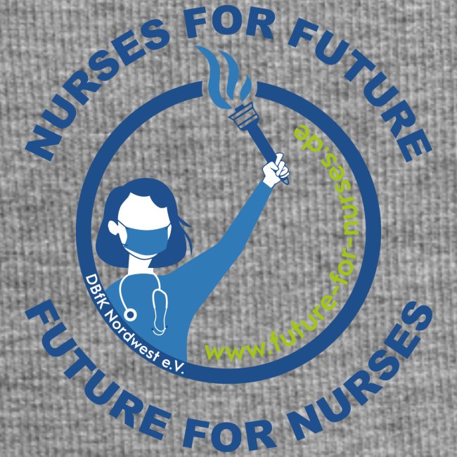 NURSES FOR FUTURE : FUTURE FOR NURSES (blau&grün)
